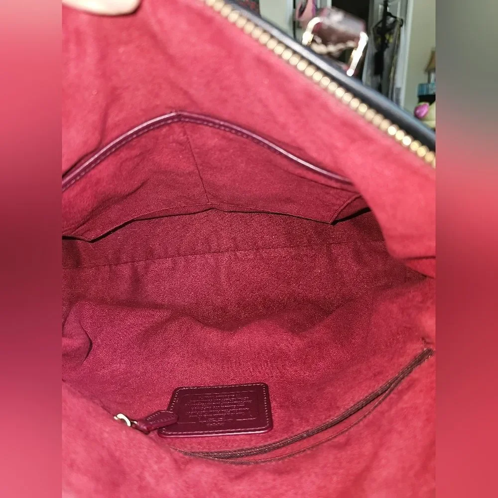 Coach Morgan Signature Satchel Bag